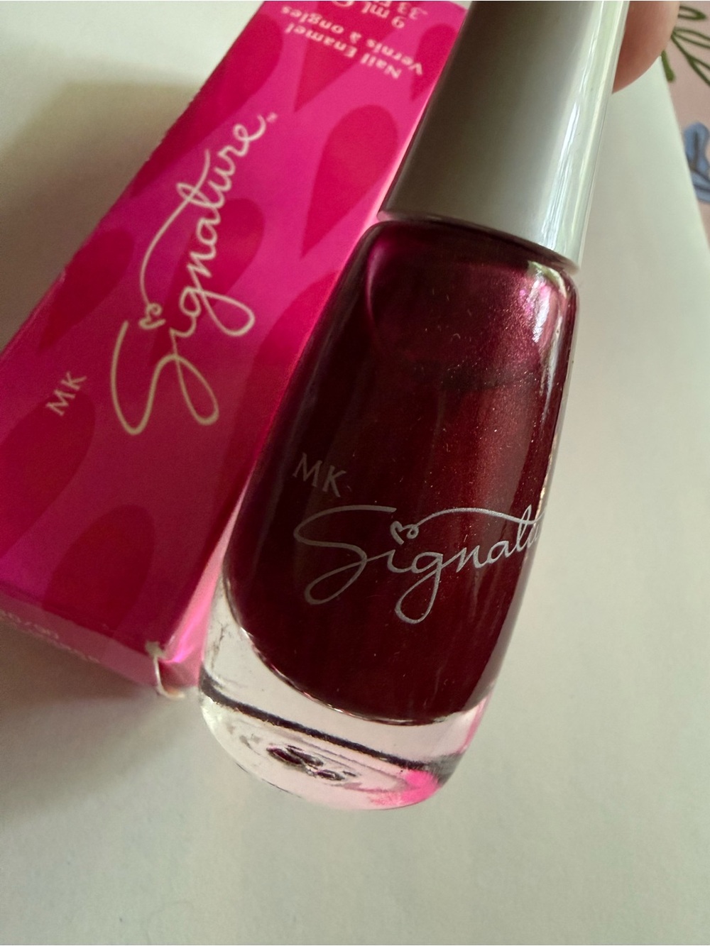 Mary Kay Signature Limited Edition Nail Enamel Rich Berry NOS Vintage